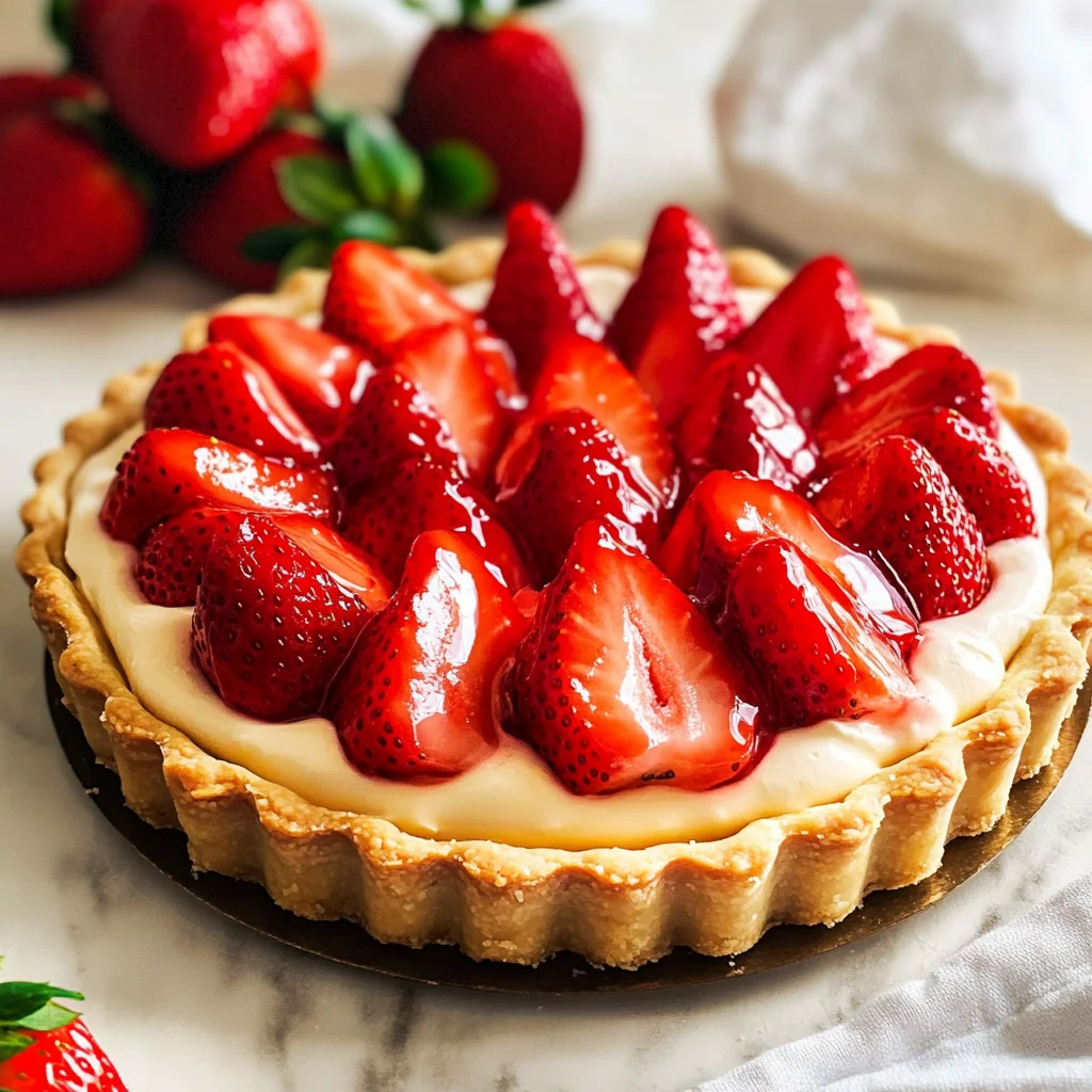 Strawberry Diplomat Tart
