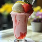 Strawberry Frosted Lemonade.