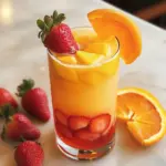 Strawberry Orange Mango Mocktail