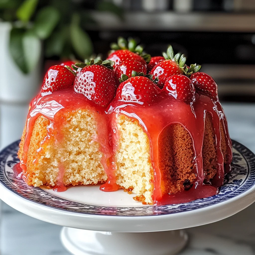 Strawberry Pound Cake Recipe