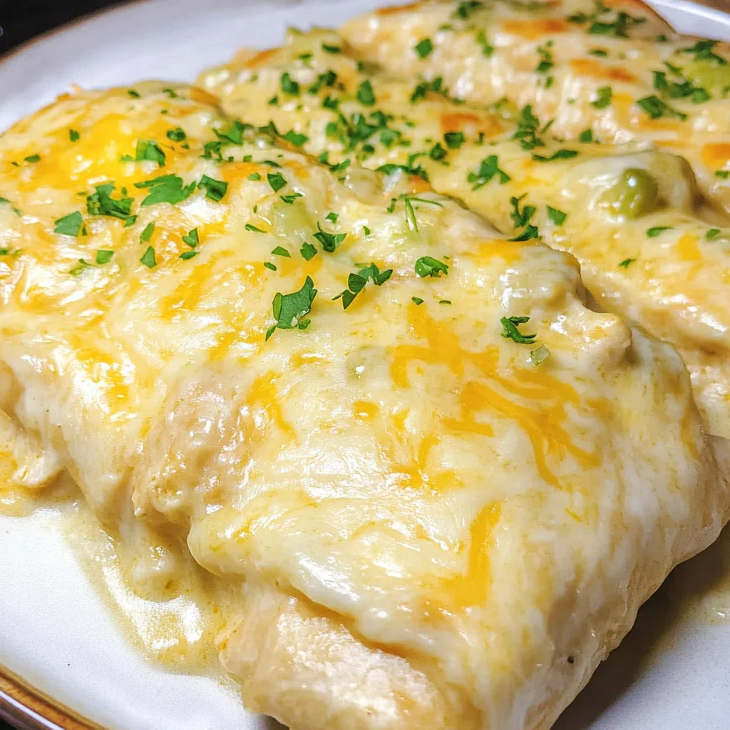 White Chicken Enchiladas