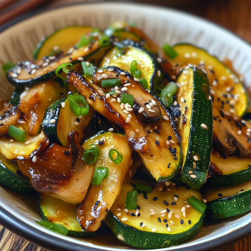 Zucchini Hibachi Style