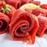 3-Ingredient Homemade Strawberry Fruit Roll-Ups