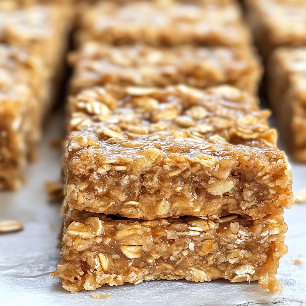 3 Ingredient Apple Oatmeal Bars