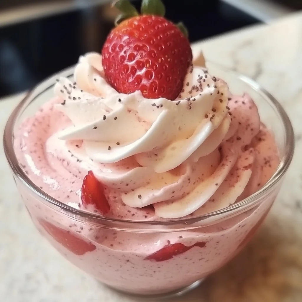 4-Ingredient Strawberry Mousse – So Light, So Dreamy!