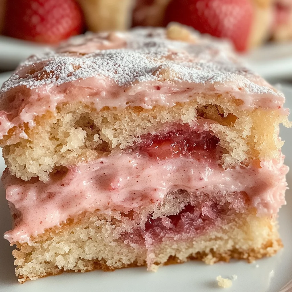 Amazing Strawberry Honeybun Cake