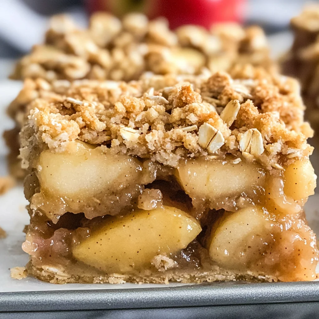 Apple Pie Oatmeal Bars