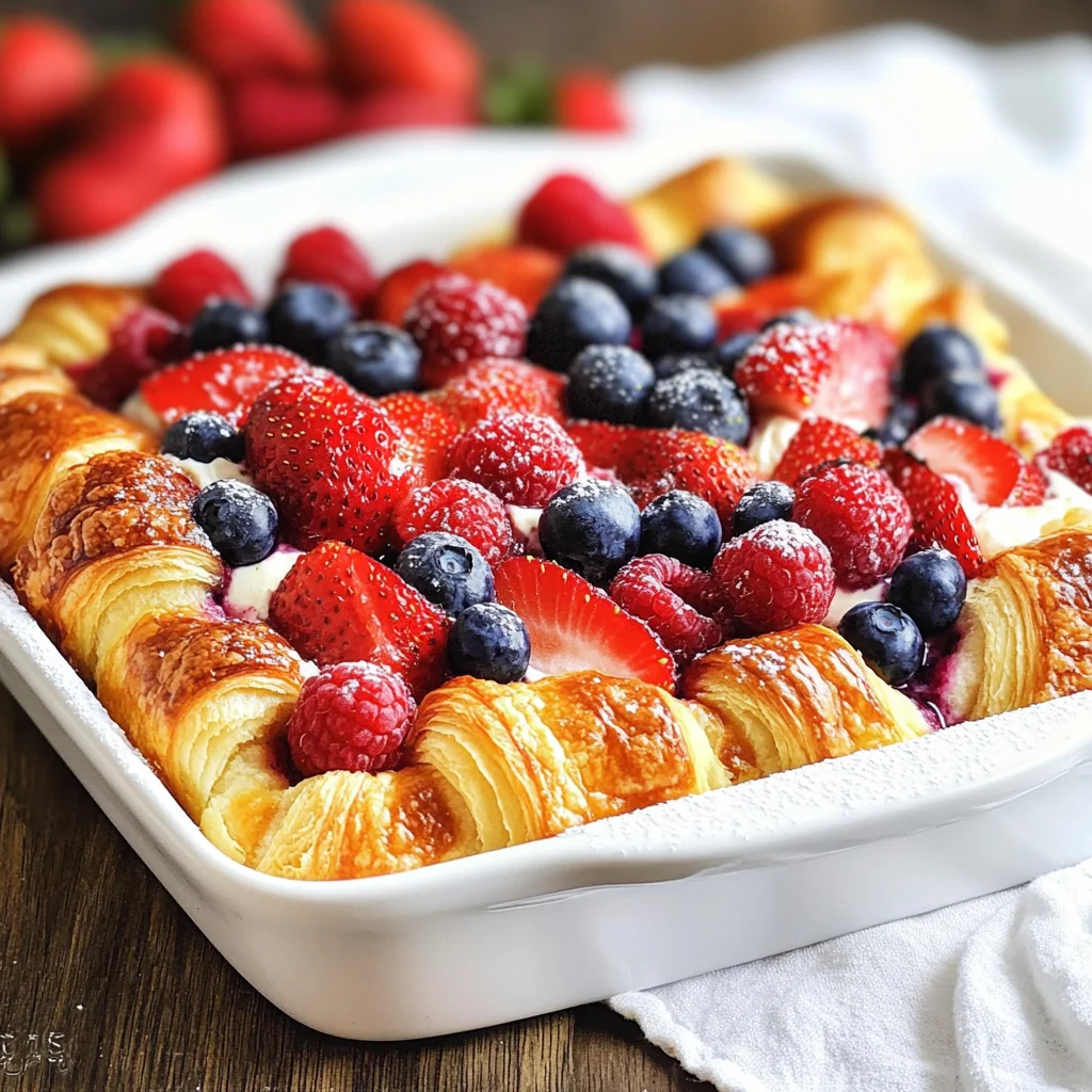 Berry Croissant Bake