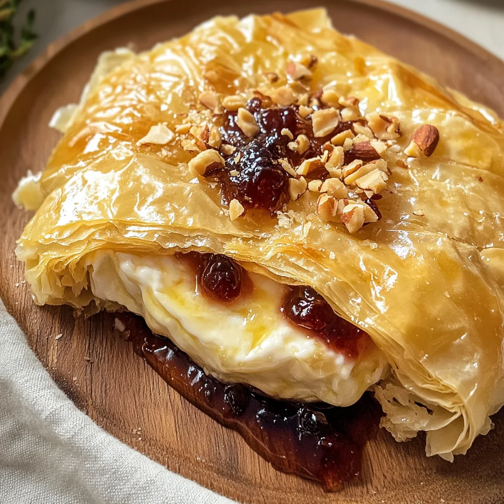 Best Baked Brie in Phyllo Dough Recipe