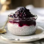 Blueberry Coconut Chia Seed Pudding