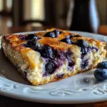 Blueberry Cottage Cheese Breakfast Bake