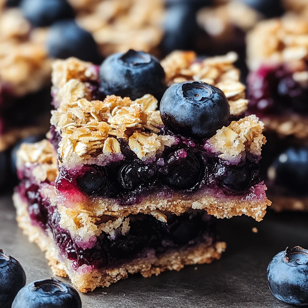 Blueberry Oatmeal Bars – A Wholesome Treat! ✨