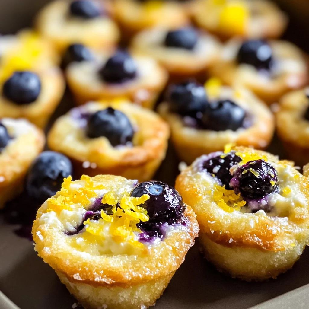 Blueberry and Lemon Zest Cottage Cheese Bites