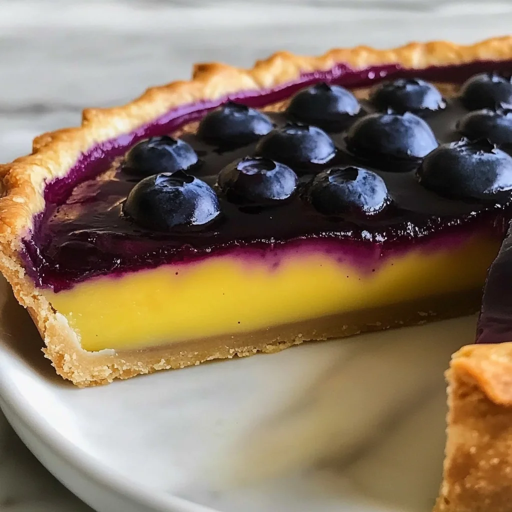 Blueberry–Lemon Curd Tart