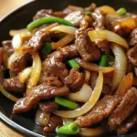 Chinese Beef and Onion Stir Fry