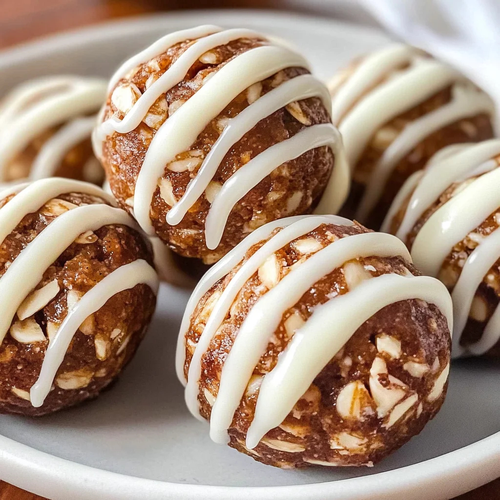 Cinnamon Roll Energy Bites