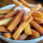 Cinnamon Sugar Apple Fries