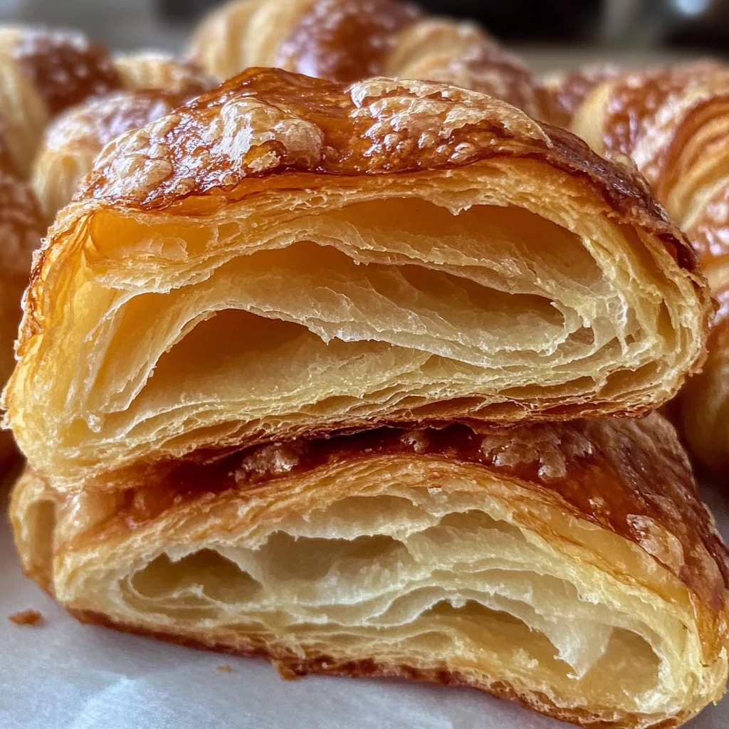 Crispy Croissant Layers Recipe Easy Homemade Flaky Pastries Guide