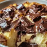 Decadent Chocolate Cream Cheese Bread Pudding