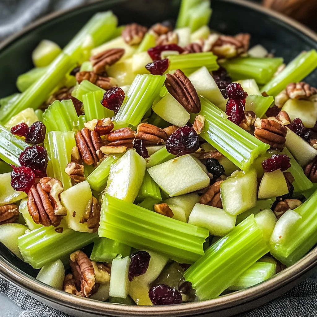 Delicious Harvest Celery Salad with Sweet Glazed Pecans