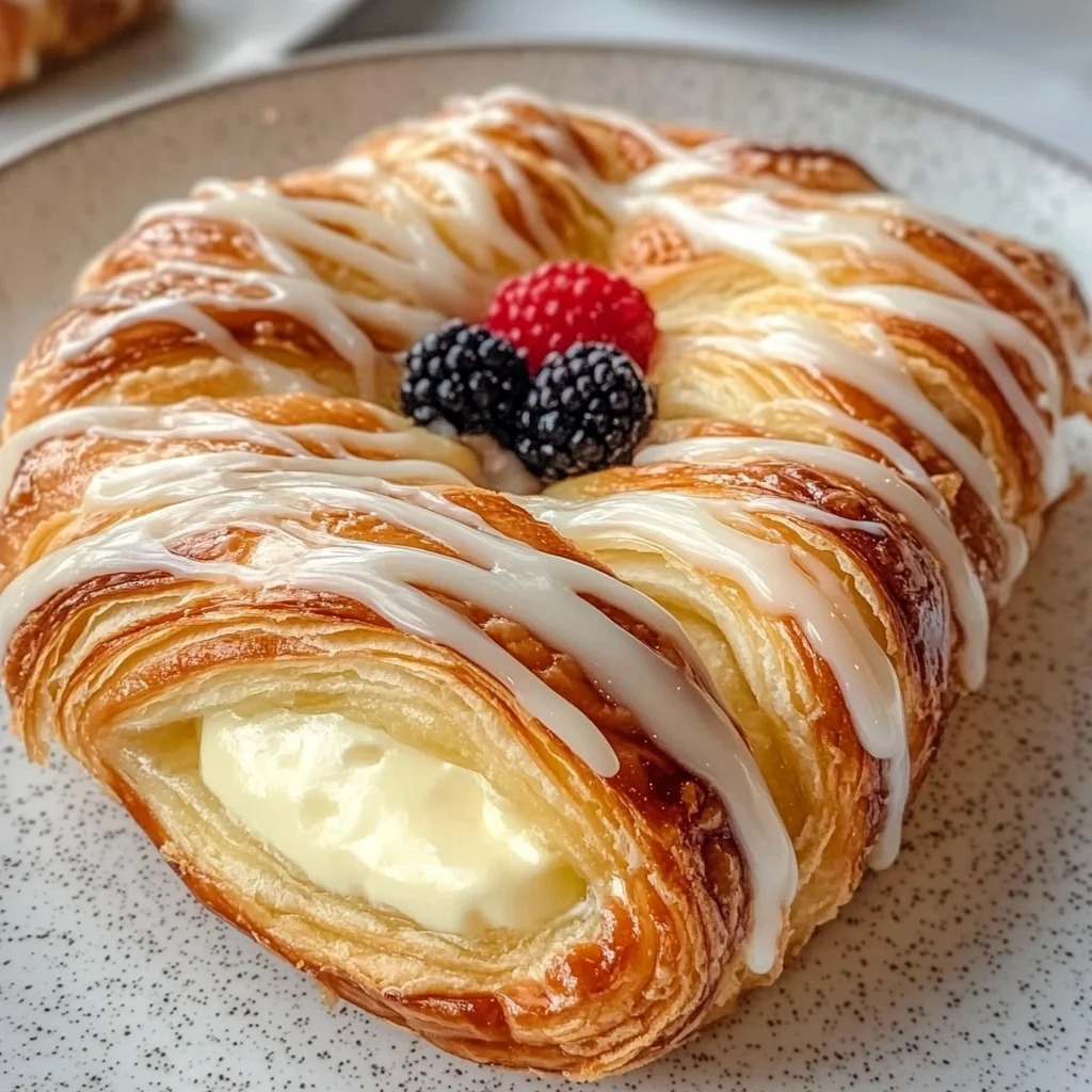 Deliciously Flaky Cheese Danish