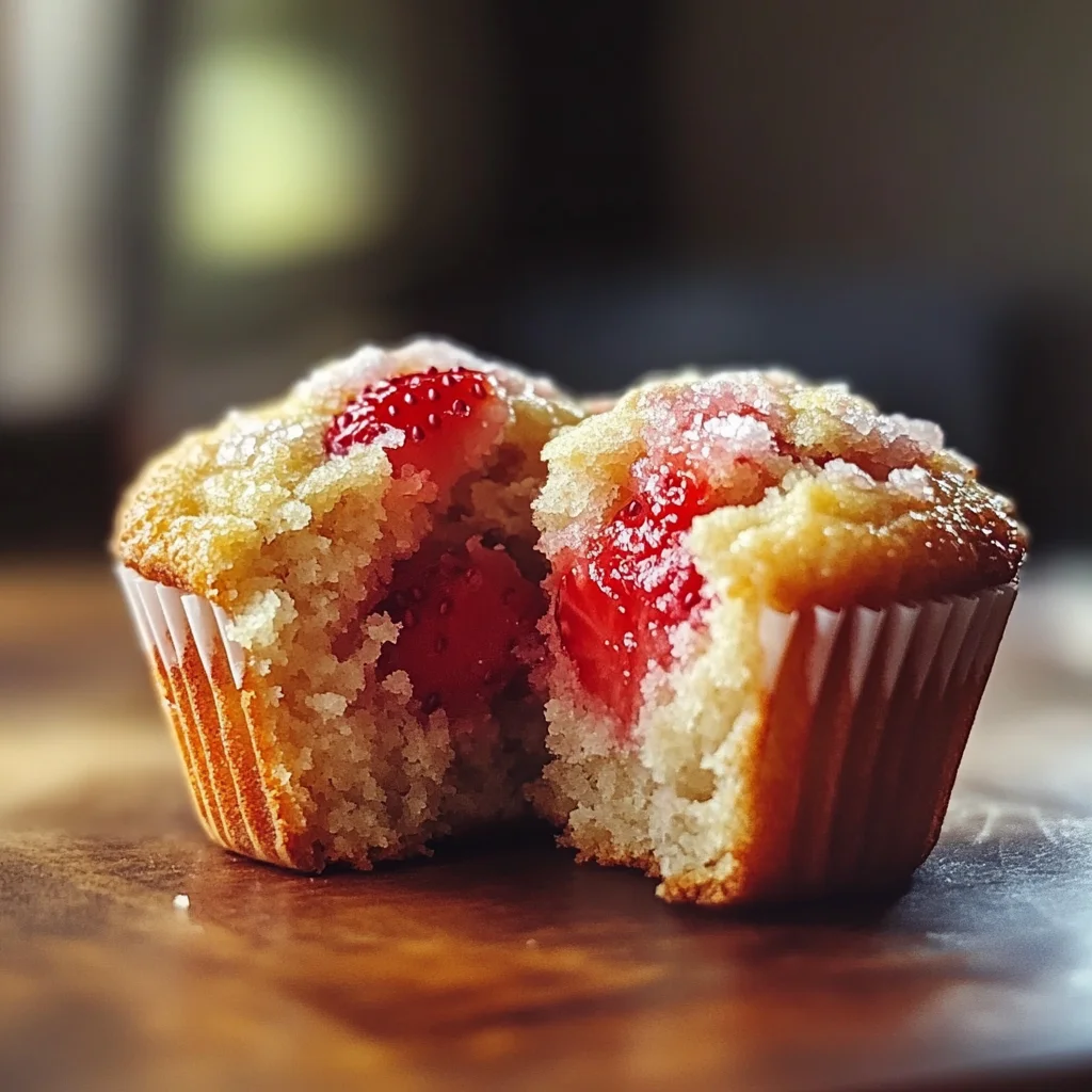 Delightful Fresh Strawberry Muffins