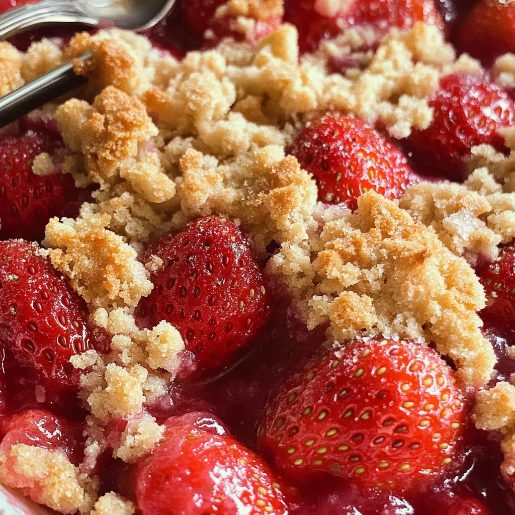 Easy Strawberry Crisp