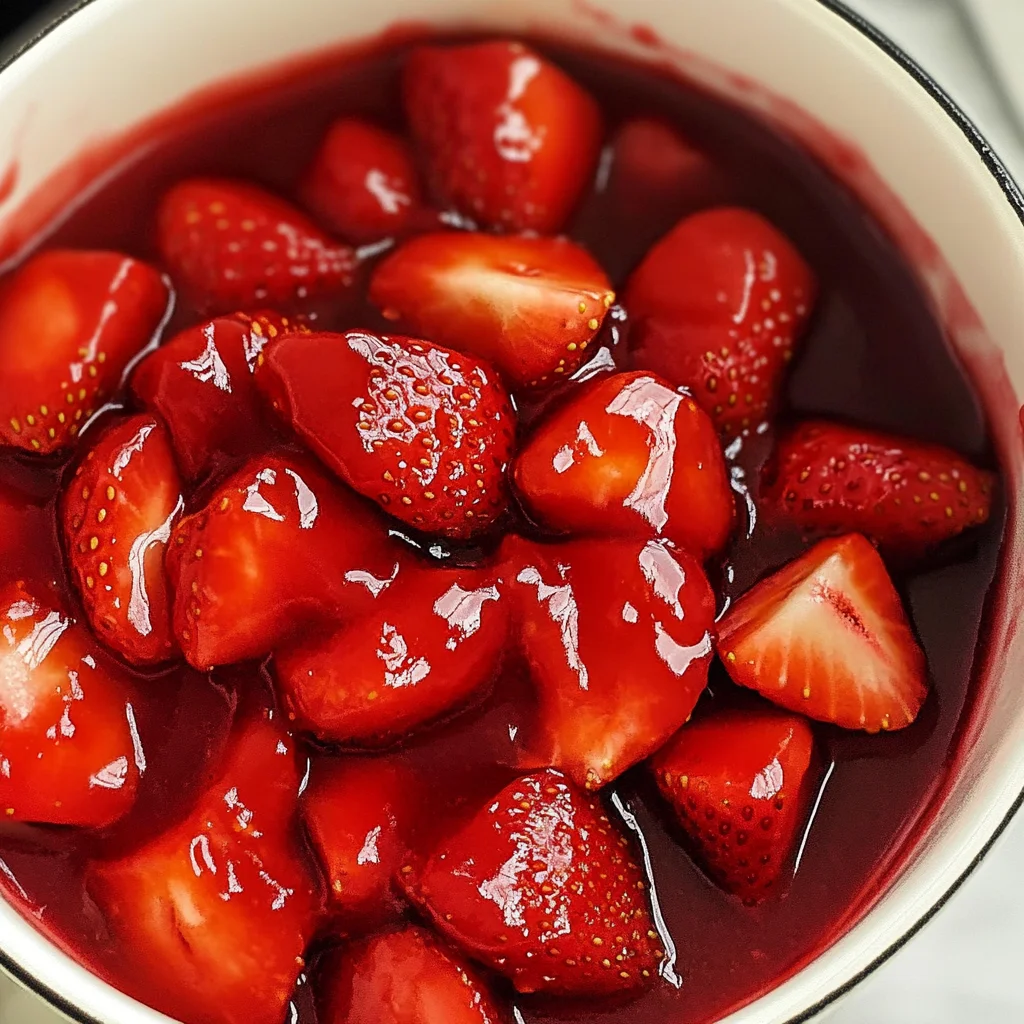 Easy Strawberry Topping (Strawberry Sauce)