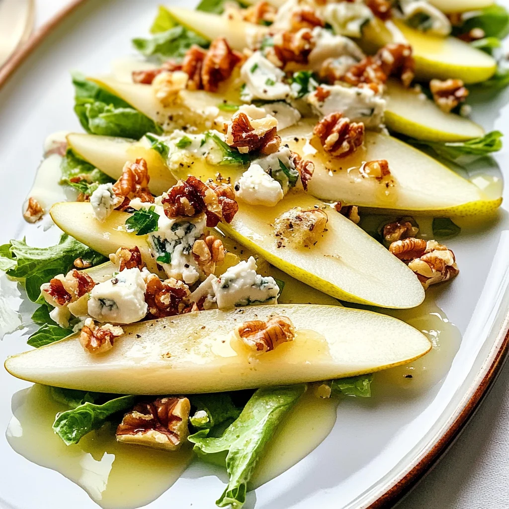 Endive and Roquefort Salad with Pear Vinaigrette