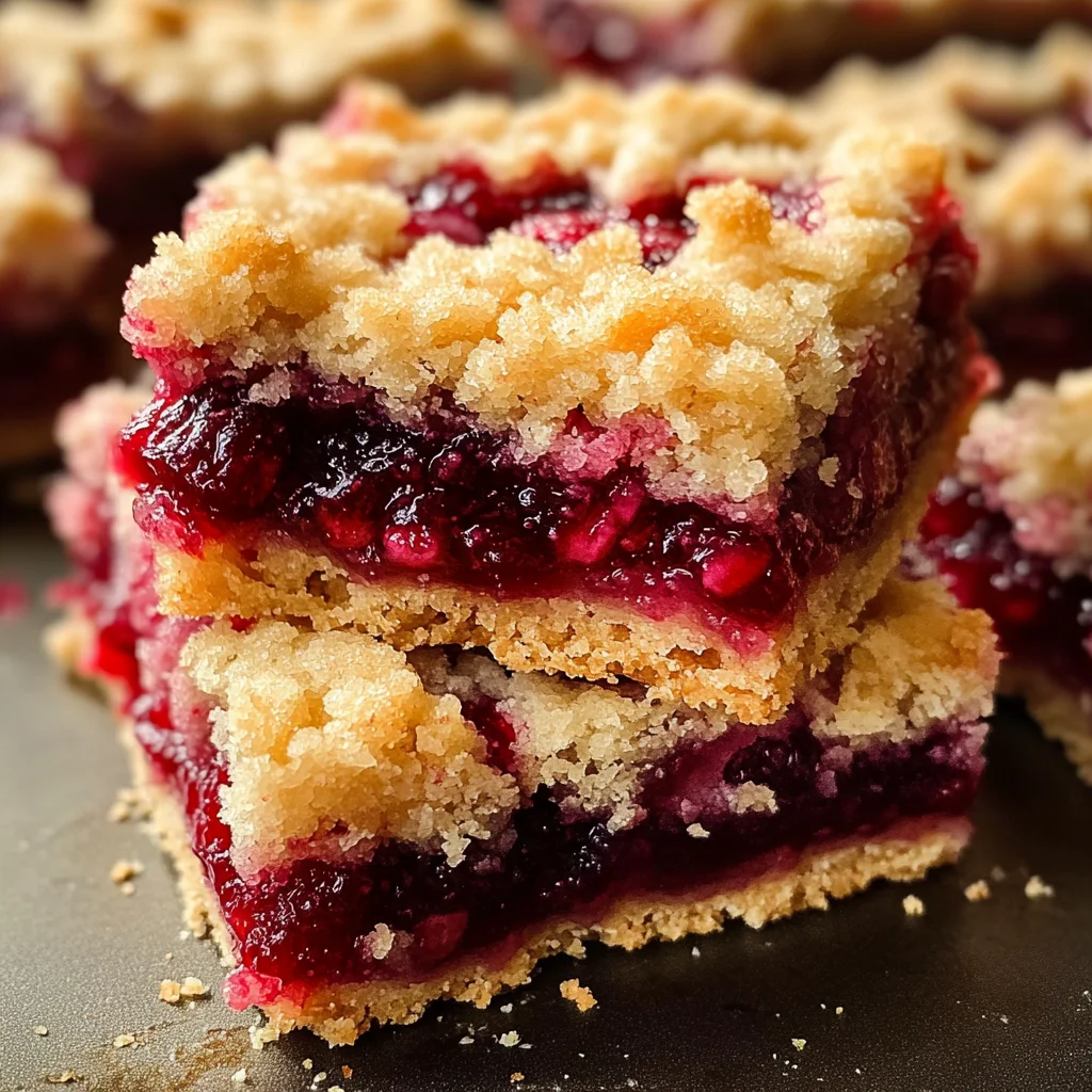 Fabulous Five Ingredient Raspberry Bars