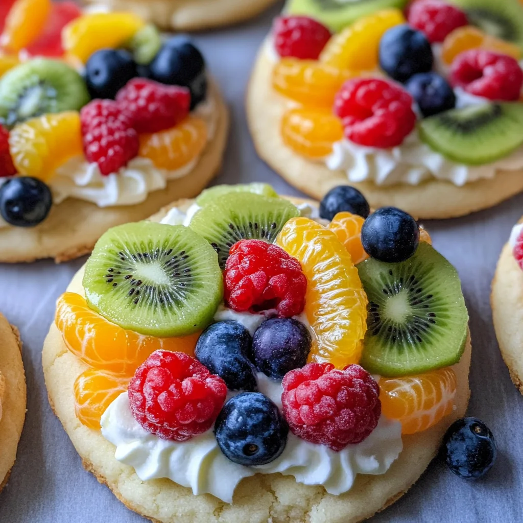 Fruit Pizza Cookies