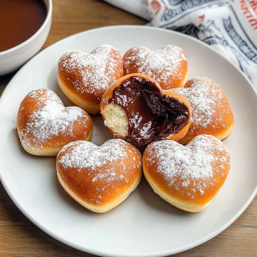Heart-Shaped Doughnuts