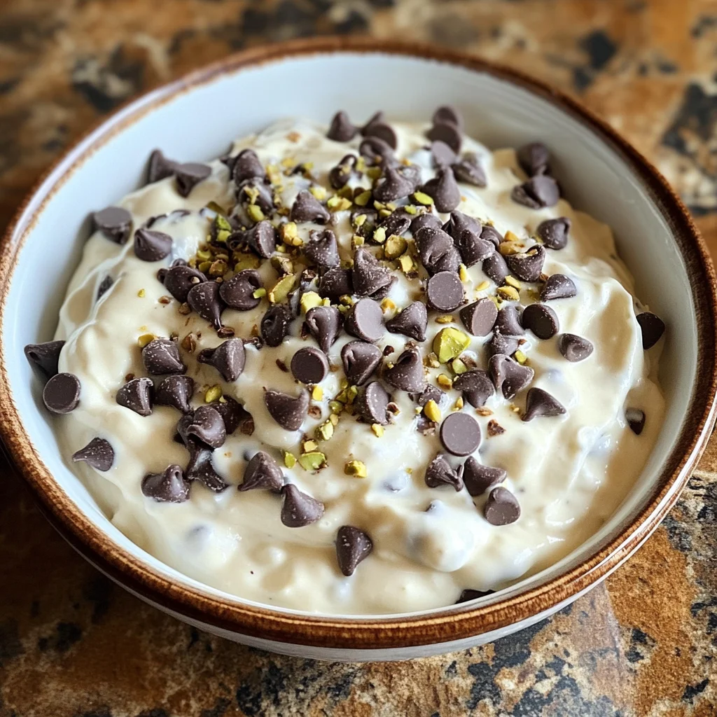 High Protein Cannoli Dip ~ The Simplest Dessert Ever