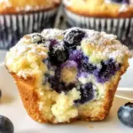 Juicy Blueberry Cream Cheese Muffins