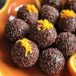 Juicy Orange Chocolate Christmas Truffles