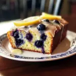 Lemon Blueberry Loaf with Lemon Glaze