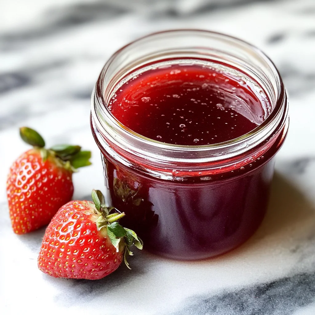 No-waste Strawberry Top Simple Syrup Recipe