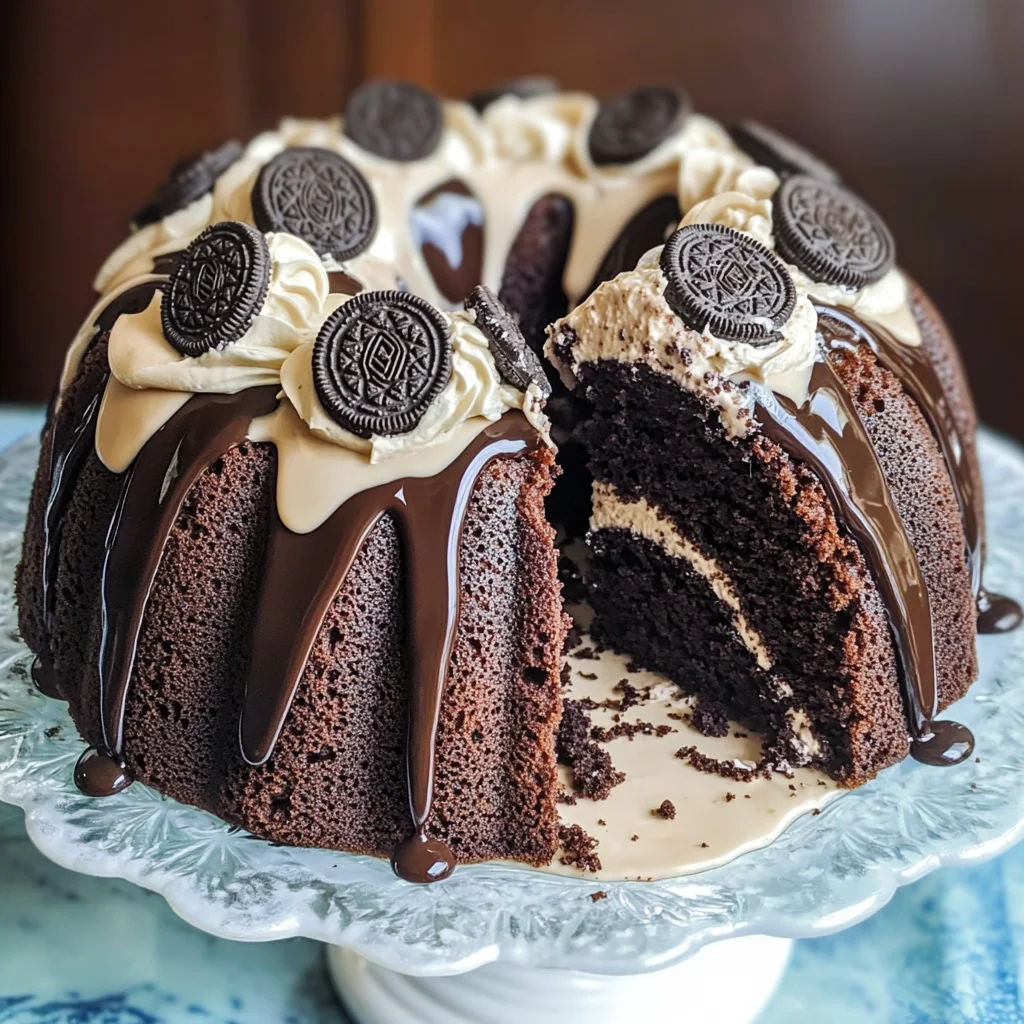 Oreo Bundt Cake
