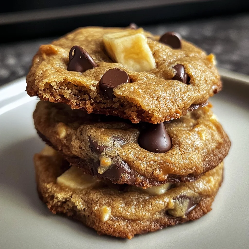 Peanut Butter Banana Cookies
