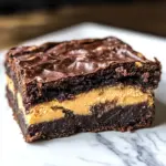 Peanut Butter Stuffed Brownies