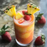 Pineapple Strawberry Agua Fresca