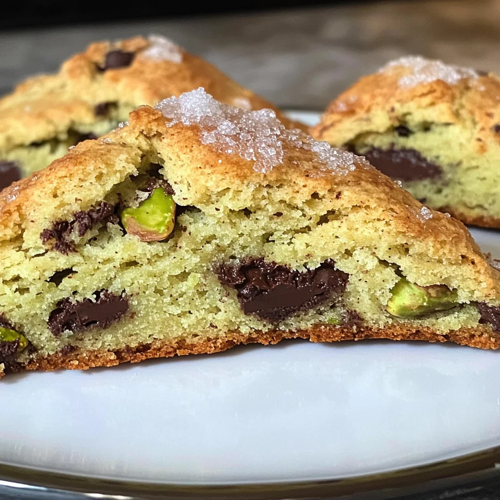 Pistachio Pudding Mix Scones