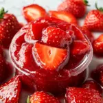 Quick Strawberry Sauce with Fresh Strawberries