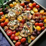 Sheet Pan Greek Chicken and Veggies (Easy One-Pan Meal)