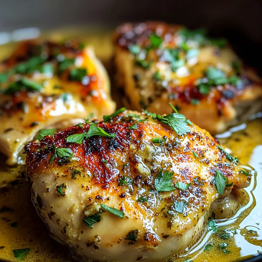 Slow Cooker Garlic Butter Chicken