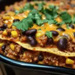Slow Cooker Taco Casserole
