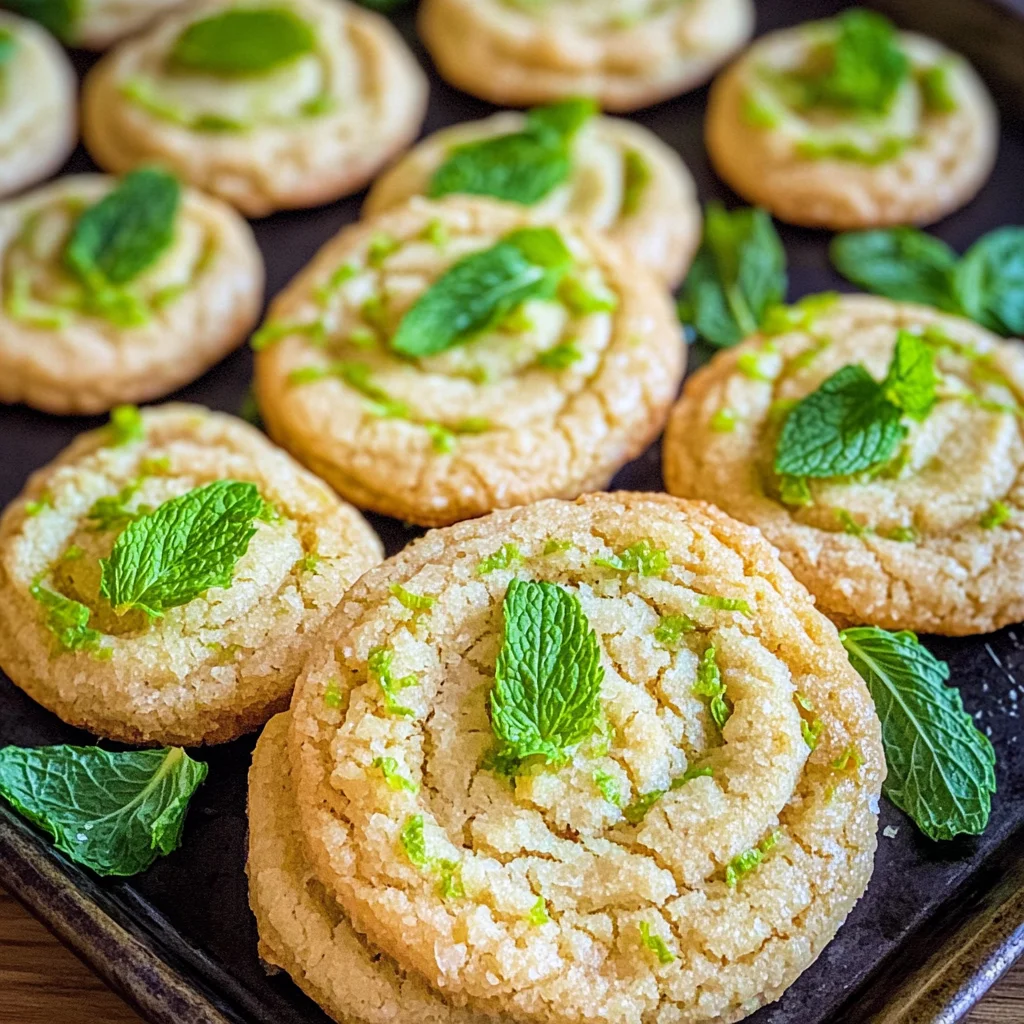 Soft and Chewy Mojito Cookies