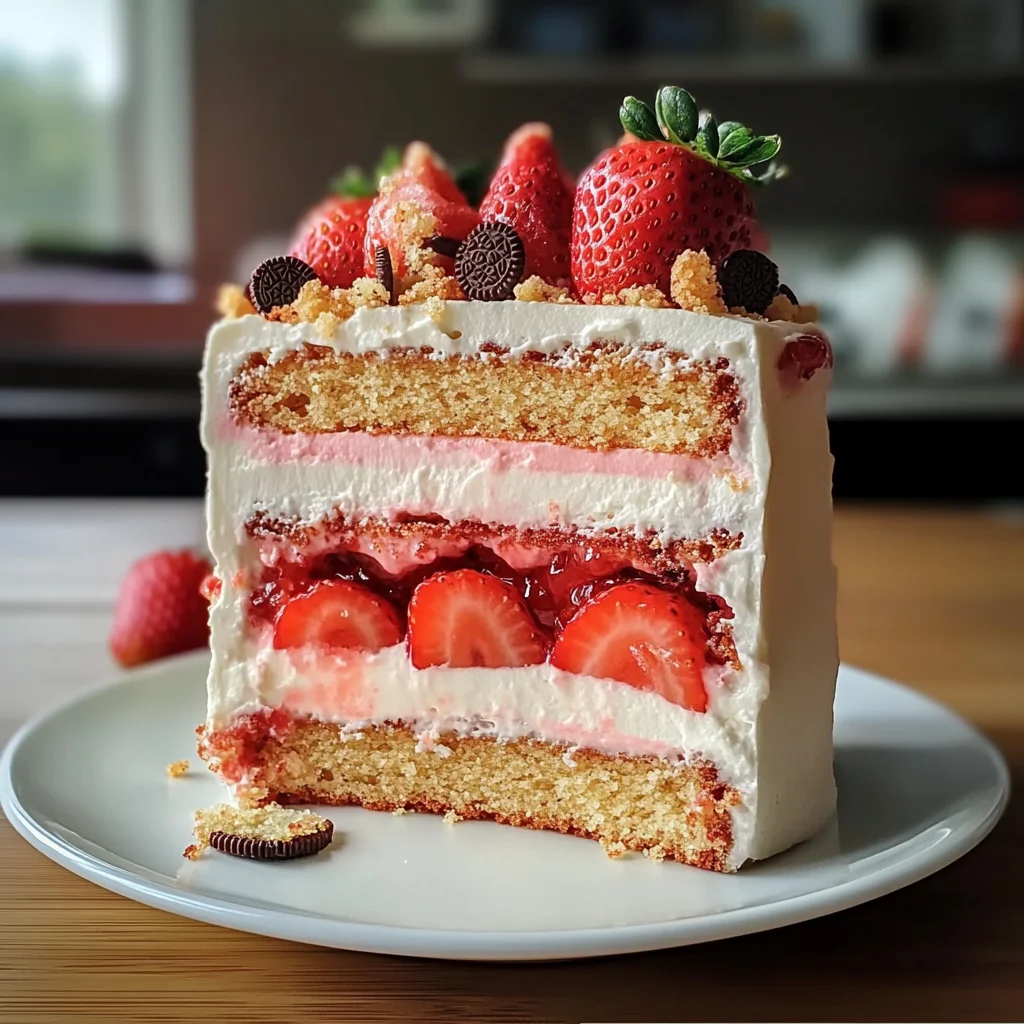 Strawberry Crunch Cake The Easiest Recipe Ever