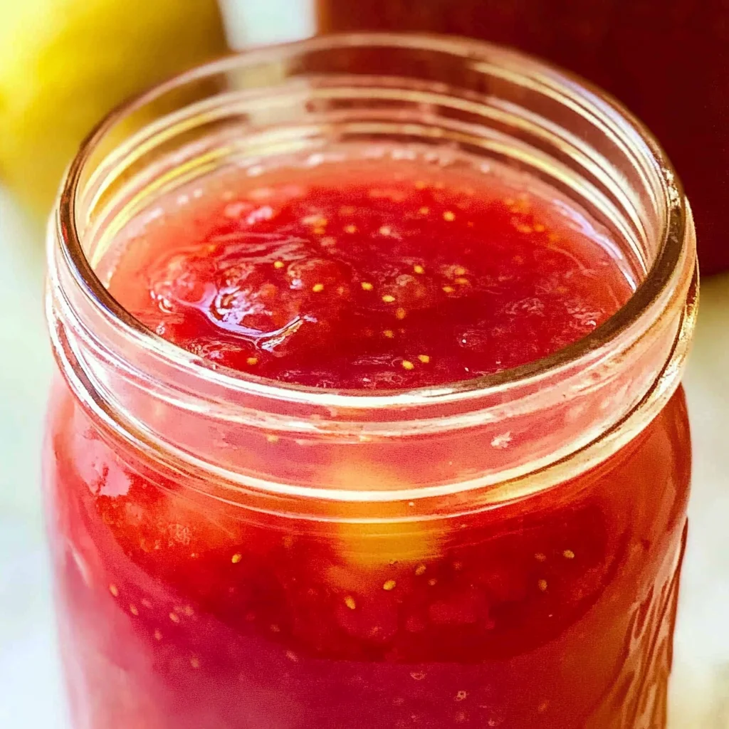 Strawberry Lemonade Concentrate for Canning