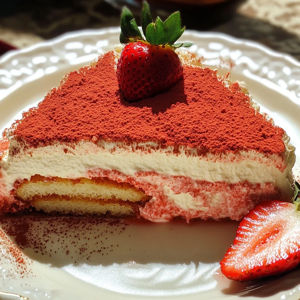 Strawberry Tiramisu